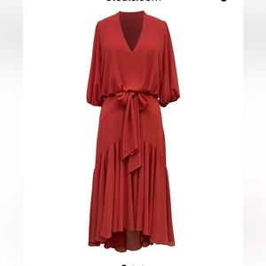 Taylor High low chiffon dress